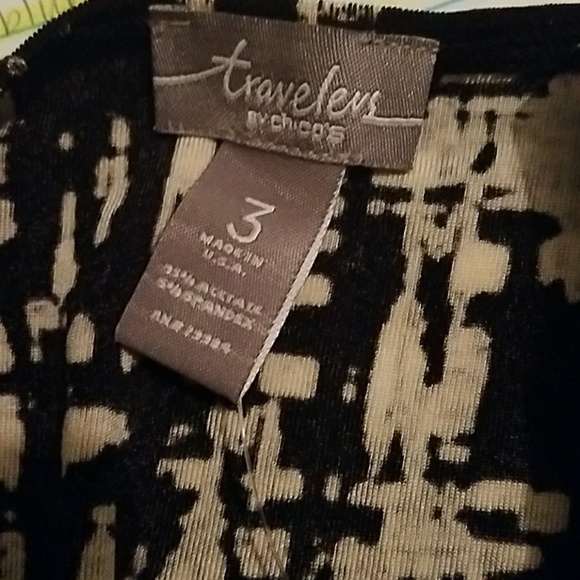 Chicos Black and White Tank NWT - Picture 5 of 5